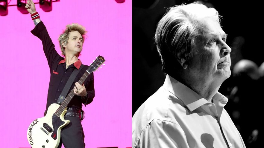 Billie Joe Armstrong, do Green Day e Brian Wilson - Kevin Mazur/Getty Images; Kevin Winter/Getty Images